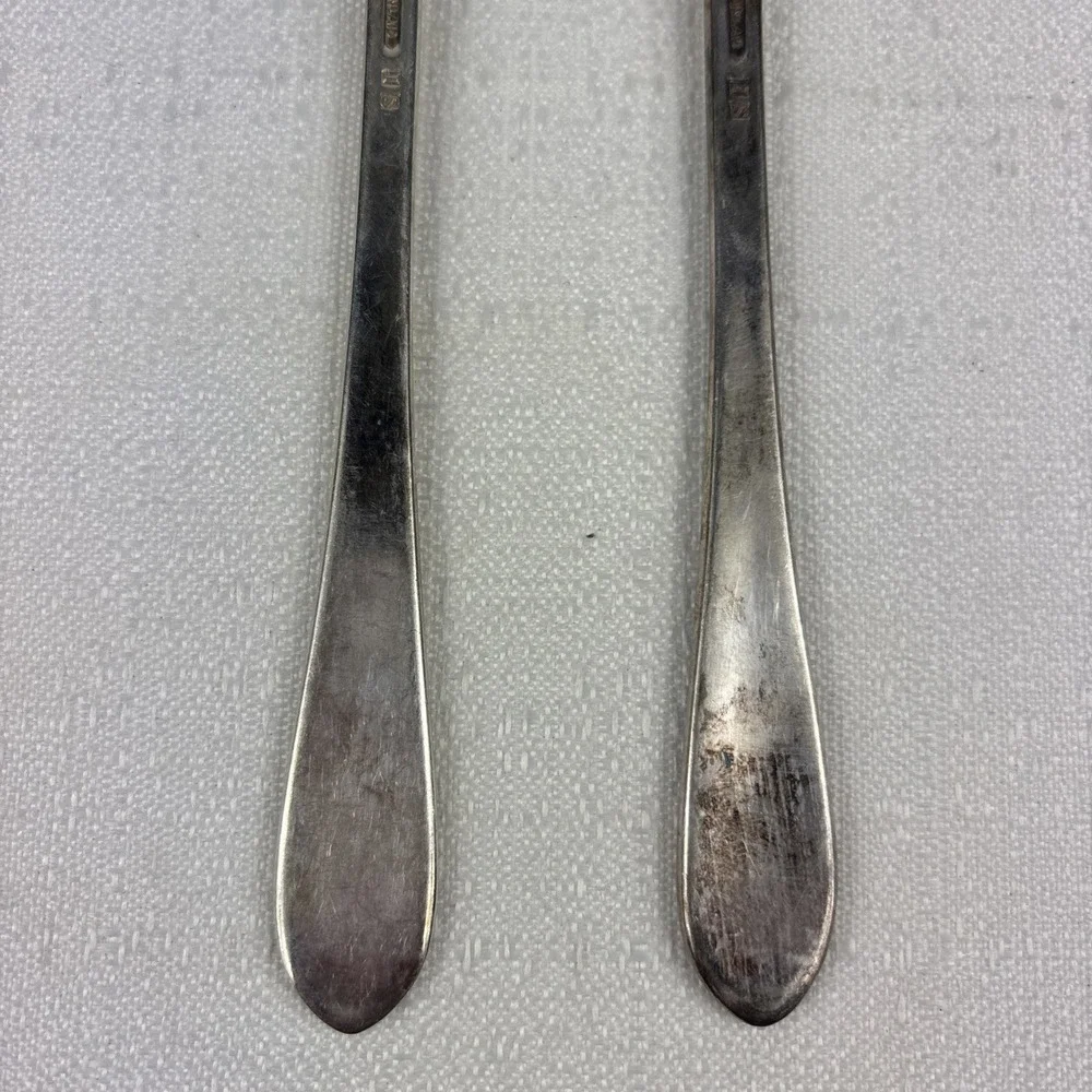 Vintage International‎ Silver Holmes & Edward's FIRST LADY Grille Forks Set Of 2